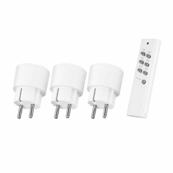 Klik aan klik uit set 3x plug 1x AB